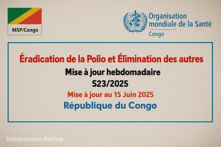 Polio vaincue ? Brazzaville ose le pari sanitaire