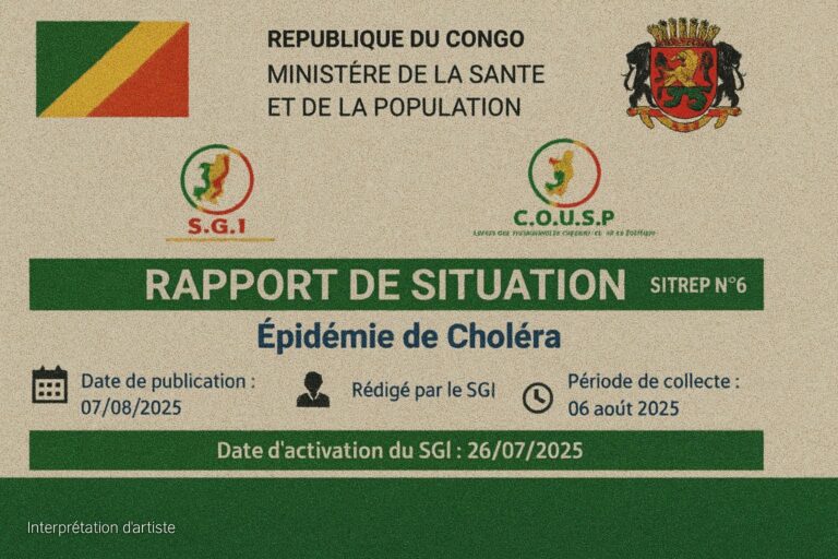 Choléra 2025: La riposte se muscle à Brazzaville
